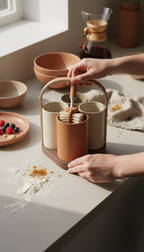 Kitchen Cleaning Tool Holder in use